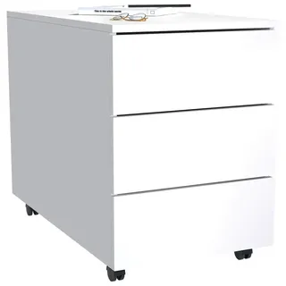 VCM Dalosa Rollcontainer 70 x 39 x 55 cm weiß