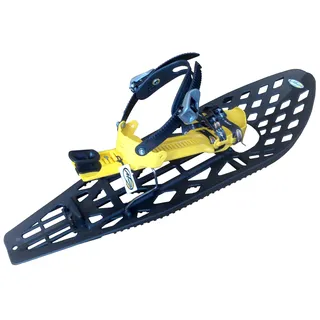 SUPERTRIMALP LIGHT Schneeschuhe, BLACK/YELLOW, mit doppelter Fußgelenk-Schnalle, ohne Polstereinlage, L