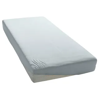 Spannbettlaken OTTO HOME "PAPRIKA", grau (hellgrau), B:140cm L:200cm, Microfaser-Jersey, Obermaterial: 100% Polyester, Bettlaken, Spannbettlaken, Bettlaken, Laken, in zwei Qualitäten: Fleece & Jersey, pflegeleicht, Topseller