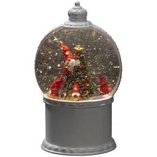 Konstsmide LED-Laterne Weihnachtsmann weiß