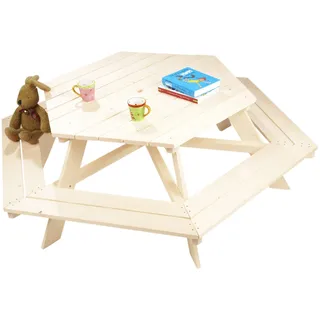 Pinolino® Kindersitzgruppe »Nicki, 6-eckig« Made in Europe, beige