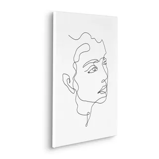 KOMAR »Sketch me - Größe 40 x 60 cm« Natur 1 Stk. tlg. Keilrahmenbild mi Echtholzrahmen