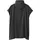 Bademantel Poncho Grau S/M