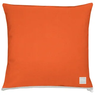 Kissenhülle APELT "3900" Gr. 3, orange, B:49cm H:0,5cm L:49cm, Polyacryl, Obermaterial: 100% Polyacryl, Kissenbezüge, Kissenhülle