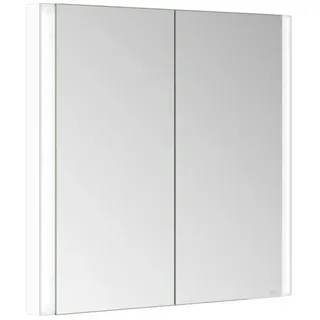 KEUCO SOMARIS Spiegelschrank Wandeinbau 2-türig, 800mm, 14512512100, Farbe: Weiß Matt