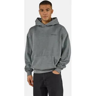 PEGADOR Kapuzensweatshirt "Logo Oversized Hoodie", Baumwollmischung, oversize, vintage grau grau