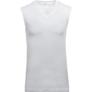 RAGMAN Herren TankTop Doppelpack Sleeveless V-Neck Body Jersey Weiß XL - Weiß