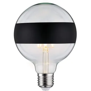 Paulmann LED Modern Classic Edition E27 G125 Ringspiegel Schwarz matt Warmweiß dimmbar