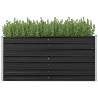 vidaXL Garten-Hochbeet 160 x 40 x 77 cm Schwarz