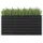 Garten-Hochbeet 160 x 40 x 77 cm Schwarz