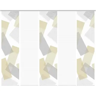 Vision S Schiebevorhang ¦ gold ¦ Synthetik ¦ Maße (cm): B: 60 H: 260