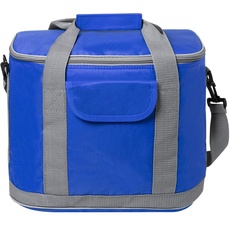 Grosse Kühltasche Picknicktasche Lunchtasche Thermotasche Isoliertasche PEVA isothermischer Innenraum für Lebensmitteltransport (Blau)
