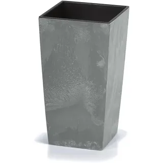 Deuba® Blumentopf 49L 61x32,5x31,5cm Betonoptik Inkl. Einlegeboden Indoor Outdoor Blumenkasten Pflanzkübel Grau