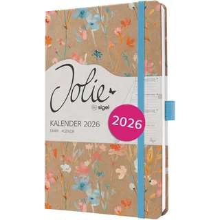 Sigel Wochenkalender 2026 A5 Blau/Rot