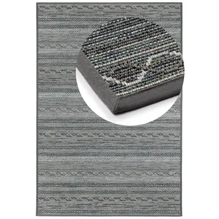 DEKOWE Joy Barbados Outdoor-Teppich 67 x 133 cm Grau