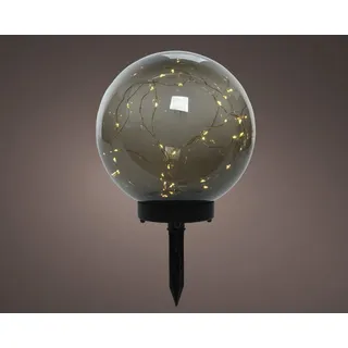 Lampe Solar 20X28CM Grau Rauch Möbel Externe Gartendeko