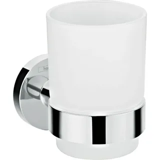 Hansgrohe Zahnputzbecher Satinierte Glas