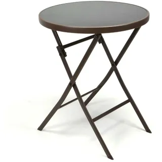 VCM Bistro Tisch Ø 60 x 73 cm Schwarz