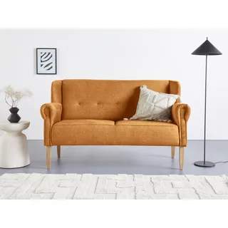 Home Affaire Couch Federkern 2-Sitzer Gelb