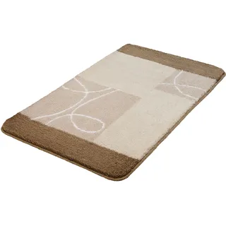 Kleine Wolke Badteppich Curly hellgrau 70 x 120 cm