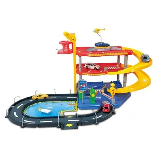 Bburago 18-30025 - Spielset - Street Fire Parkgarage Spielgarage Parkhaus Spielzeugautos