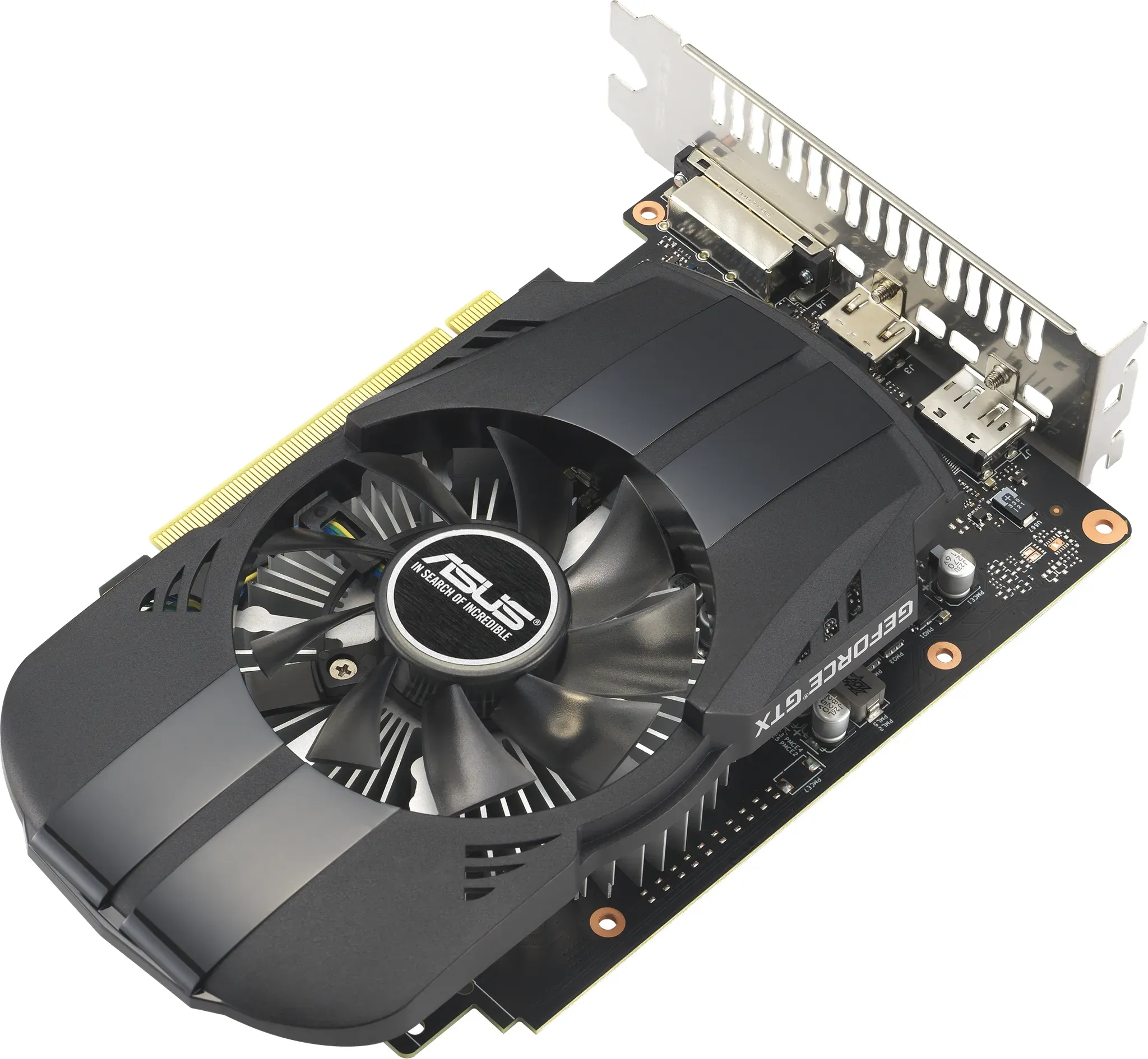 Bild von Phoenix GeForce GTX 1630, PH-GTX1630-4G-EVO, 4GB GDDR6, DVI, HDMI, DP (90YV0I53-M0NA00)