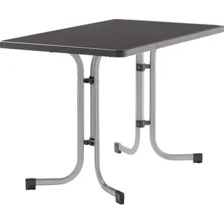 Sieger Klapptisch 115 x 70 x 72 cm Graphit/Schieferdekor Anthrazit