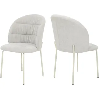 Tom Tailor 4-Fußstuhl LEAF CHAIR Stoff weiß 2