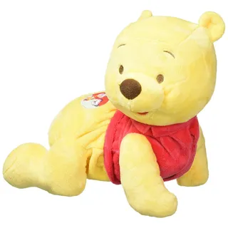 Clementoni 17306 17260 Disney Baby – Winnie Puuh Krabbel mit Mir, kuscheliges Lernspielzeug für Baby - s & Kleinkinder, Plüschtier zur Entwicklung der Motorik, Förderung der Entwicklung, Mehrfarbig