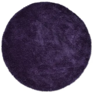 Tom Tailor Shaggy Cozy Ø 100 cm Polyester Violett Lila