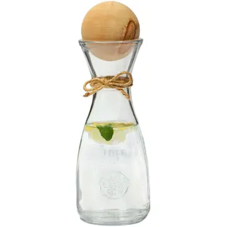 hafeehoo Original Zillertaler Wasserkaraffe 1L Rocco inkl. Zirbenkugel XL
