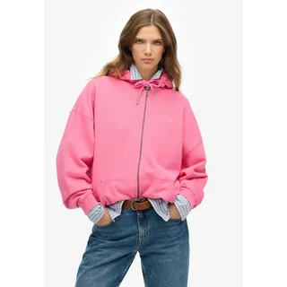 Superdry Studios Kapuzenjacke mit Reißverschluss Azalea pink 44 - 44