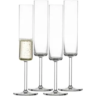 Schott Zwiesel MODO Sektglas mit Moussierpunkt 4 Stück Inhalt 163 ml 4er Set