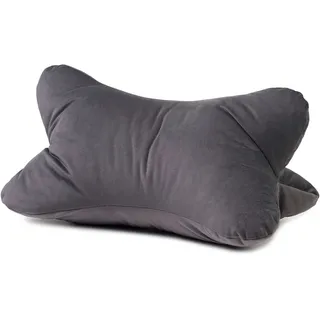 Nackenkissen GÖZZE "Lesekissen California", anthrazit, B:40cm H:19cm L:25cm, Polyester, Funktionskissen, Nackenkissen