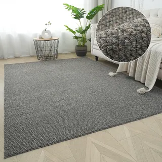 s.Oliver Lenni Kurzflorteppich 180 x 230 cm Silber