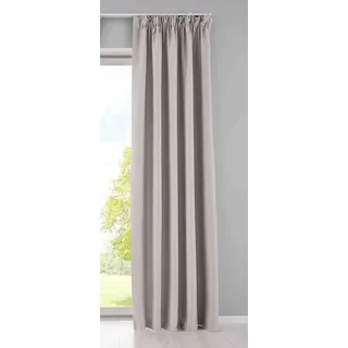 Gardinenbox Newyork Ösen 225 x 225 cm Beige 1er-Pack