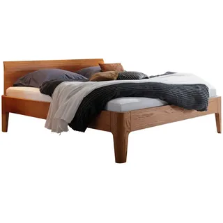 Hasena Bett , Cognac , Holz , Eiche , massiv , 140x200 cm , Über- und Sondergrößen erhältlich, in verschiedenen Größen erhältlich , Schlafzimmer, Komplette Schlafzimmer und Serien, Schlafzimmerserien