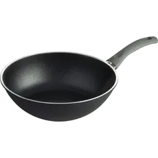 Zwilling Lazise Wok, 28 cm rund Aluminium, Pfanne + Kochtopf, Schwarz