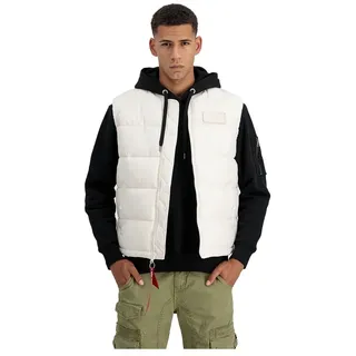 Alpha Industries Puffer Lw Weste - Jet Stream White - M