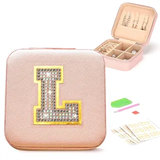 vinato Schmuckbox mit Diamant-Buchstaben DIY Set