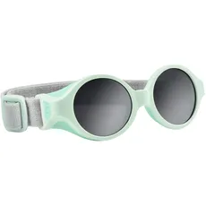 BÉABA, Sonnenbrille für Babys von 0 bis 9 Monaten, 100% UV-Schutz – KAT. 4, Seitenschutz, optimaler Komfort, verstellbares elastisches Kopfband, Wassergrün