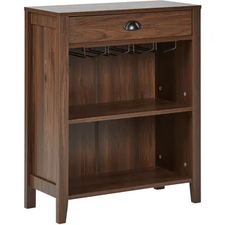 Beliani Sideboard Dunkelbraun Walkerston