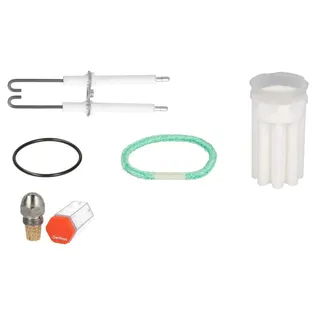 Wartungsset für Buderus G115 - Ölbrenner Logatop BE-A 1.0/1.1-2.0/2.1 | 17-55 kW (BE-A 1.1-28 kW, Düse 0,55-60°HFD)