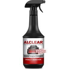 ALCLEAR Insektenentferner Auto - Extra starker Flugrostentferner für Scheinwerfer, Lack & Windschutzscheibe - 100% Sauberkeit - Insekten Entferner - 1000ml