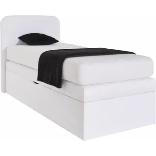 Westfalia Schlafkomfort Boxspringbett 105 x 212 cm Weiß