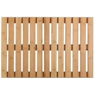 Wenko Badematte Bambus Braun 60 x 40 cm