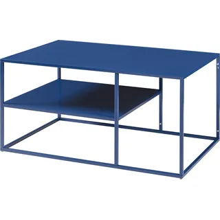 [en.casa] Couchtisch Solund 90x60x45 cm Dunkelblau