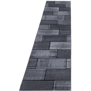 Ayyildiz Kurzflorteppich Plus 8007 Schwarz 80 cm x 300 cm