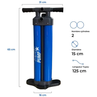 Star Triple Action 29psi Luftpumpe - Bue / Black - One Size