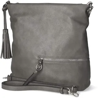 Tamaris Damen Hobo Bag/ Beutel TAS NELE Grau Kunstleder- - Grau